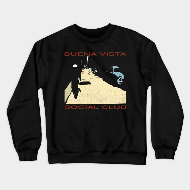 Buena Vista Social Club - Distressed Crewneck Sweatshirt by ilrokery